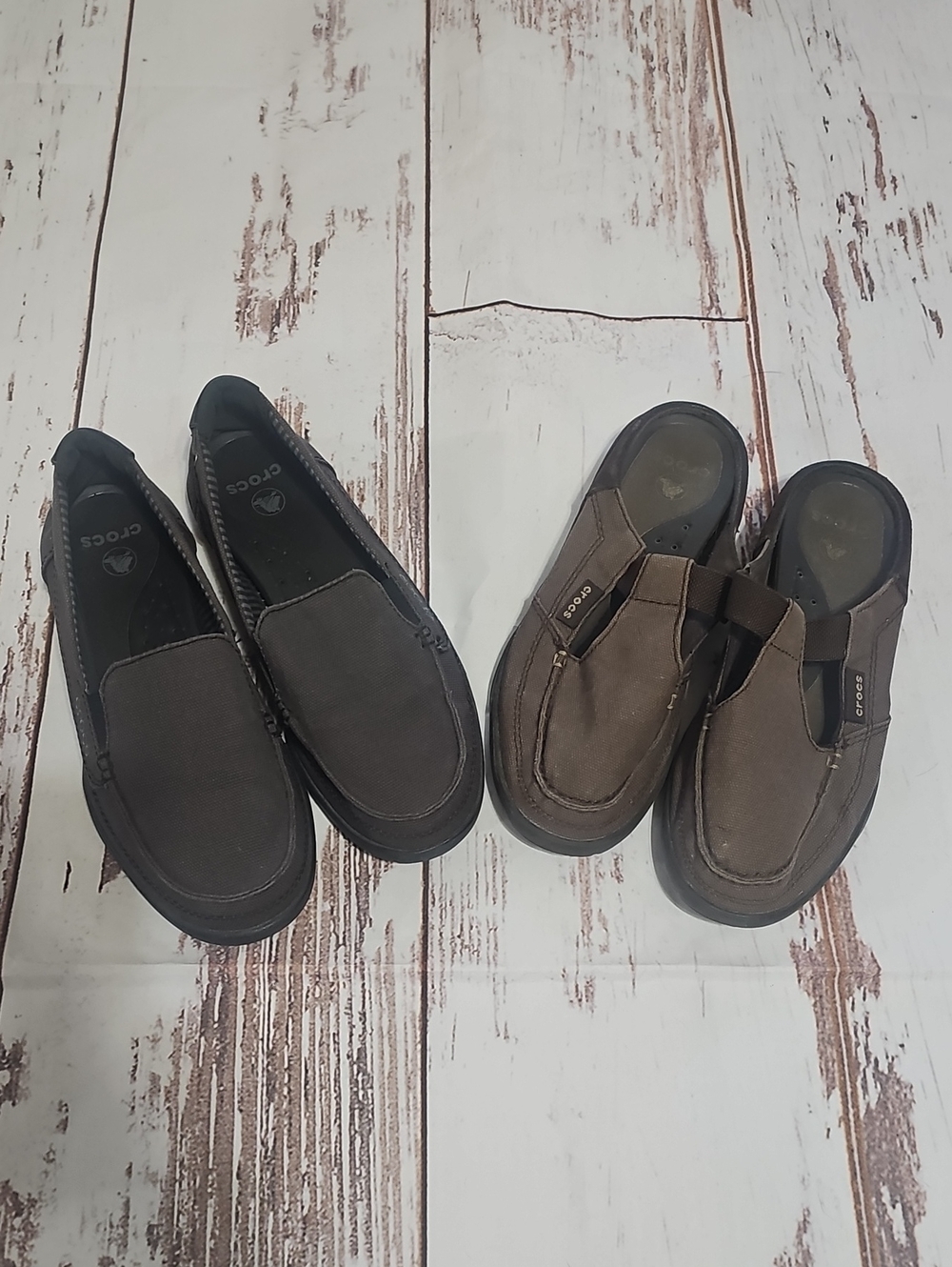 CROCS Womens Dual Slip-On Loafers